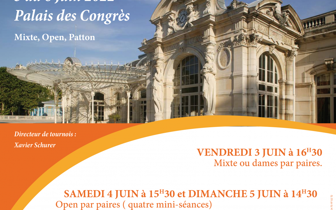 Festival international de Bridge – Vichy 2022